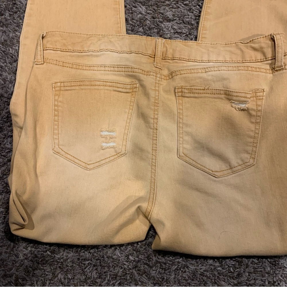 Celebrity Pink Yellow Skinny Jeans